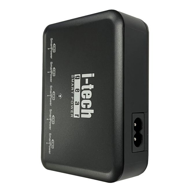 i-tech ITG-USC02 1,2m 5USB AKILLI ŞARJ,8A 40W,SİYA