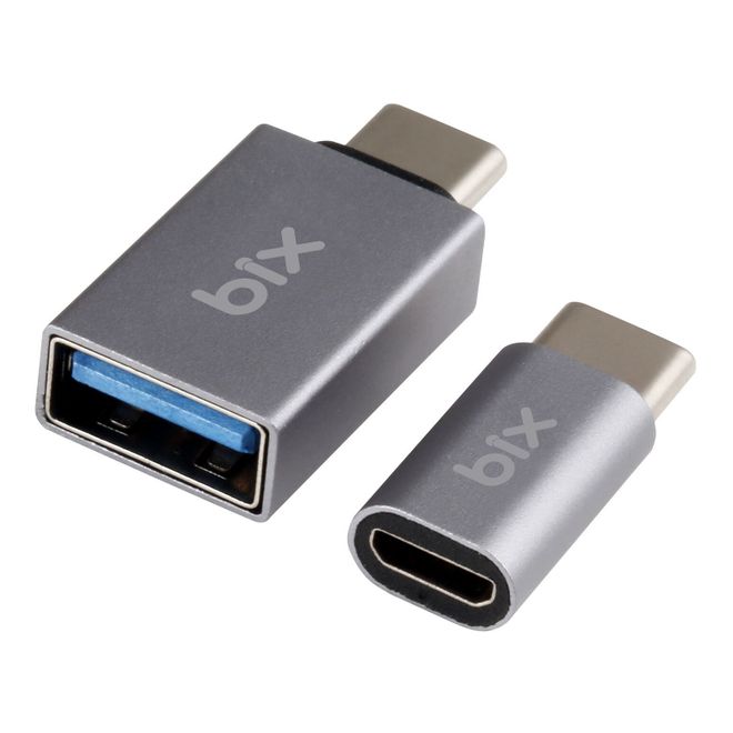 BIX ADP-04 TYPE-C=>USB-A+MICRO USB CEVİRİÇİ