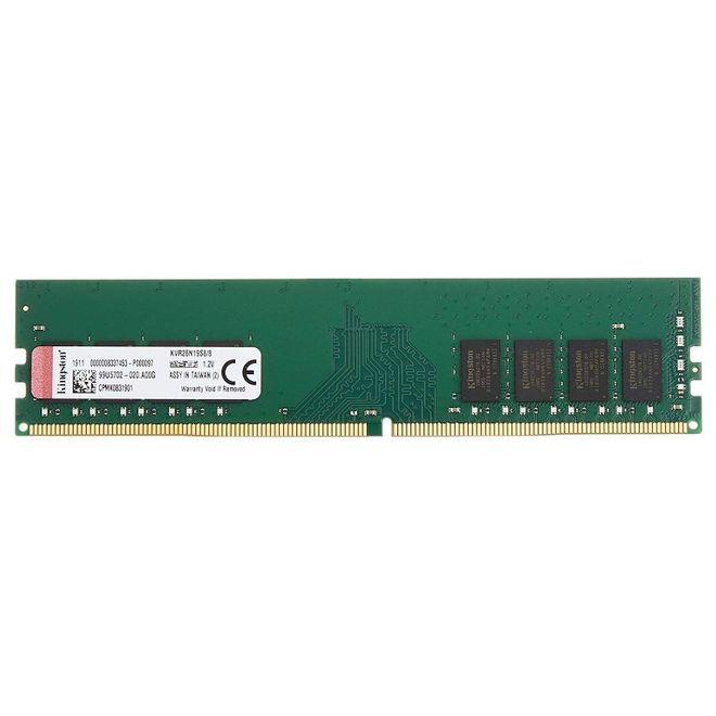 KINGSTON 8 GB DDR4 2666MHZ  PC KVR26N19S8/8 CL19