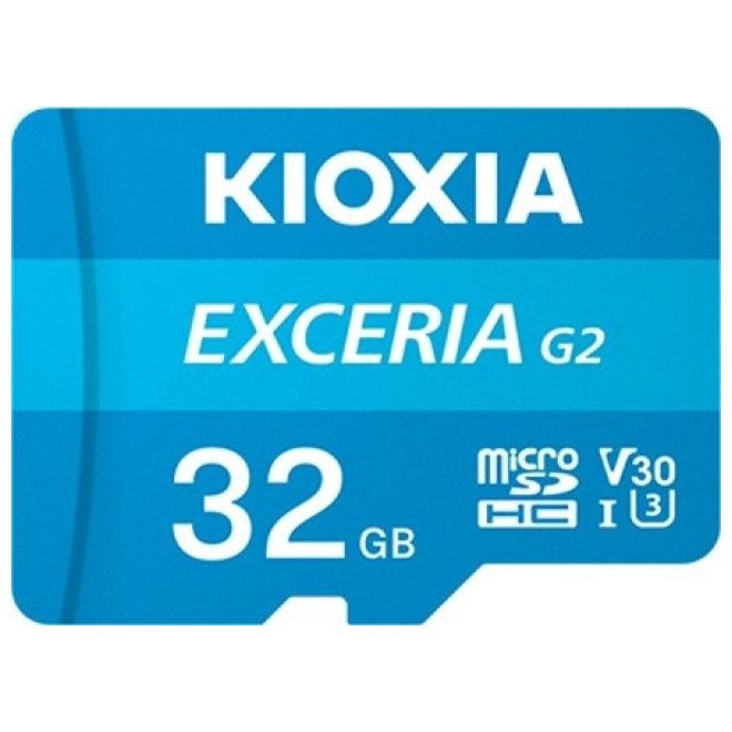 KIOXIA 32GB G2 MICRO SDHC U1 V30 4K 100/50