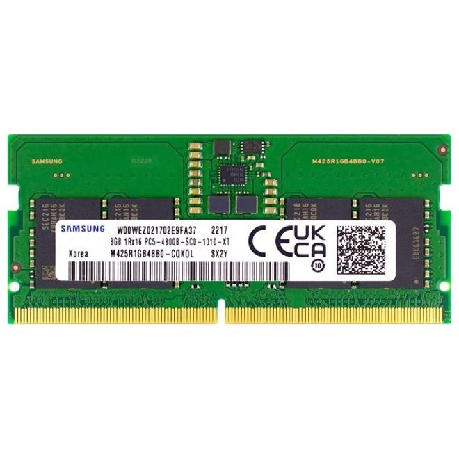 SAMSUNG 8 GB DDR5 4800 MHz CL40 SODIMM KUTUSUZ