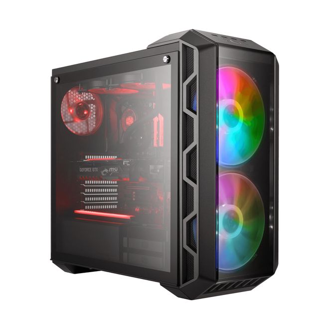 CM PSU'SUZ M.CASE H500 SİYAH ARGB KASA MESH