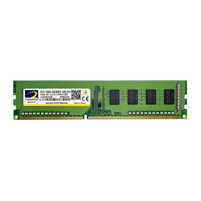 TWINMOS 4 GB DDR3 1600MHZ PC RAM 1,35V PC