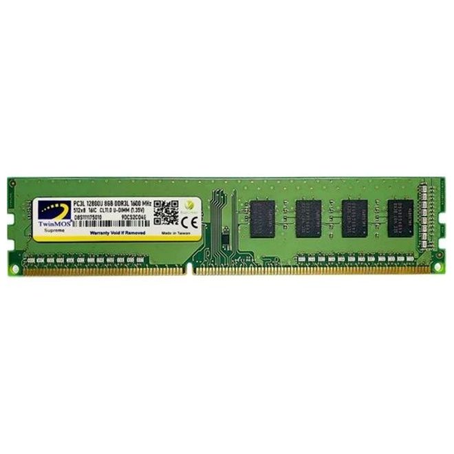 TWINMOS 8GB DDR3 1600MHZ RAM 1,35V MDD3L8GB1600D