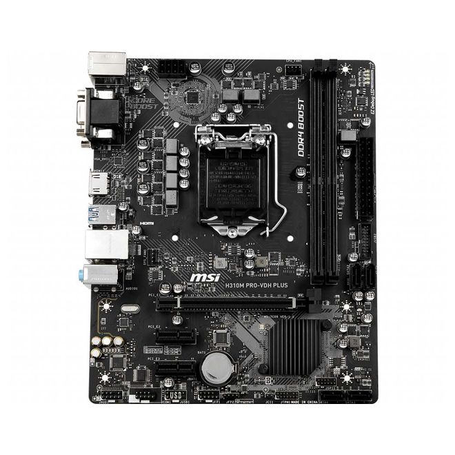 MSI H310M-PRO-VDHPLUS LGA1151 2DDR4 1PCIEX16+
