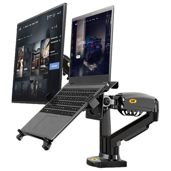 North Bayou F160L 2'li notebook+monitör masa stand