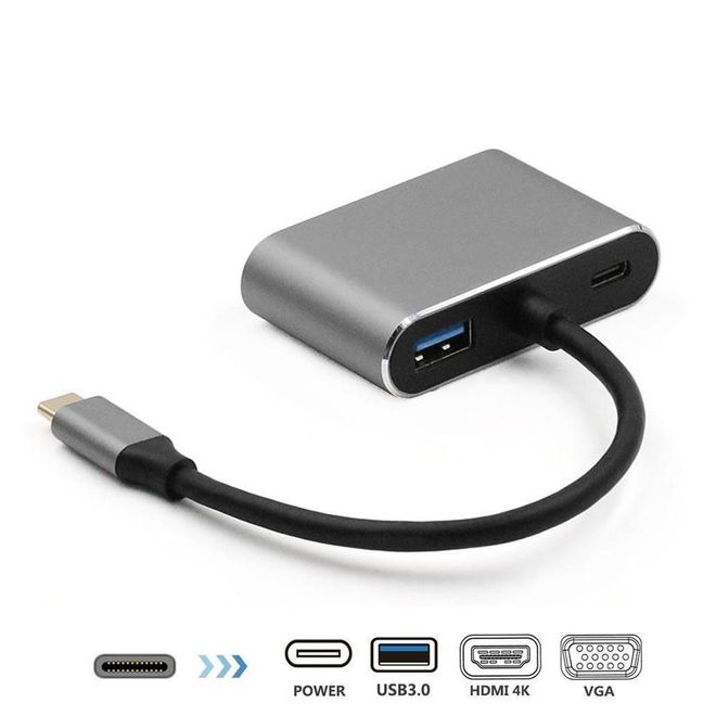 DAYTONA FIX FC02 4in1 USB3.0 TYPE-C=>HDMI+USB3.0+