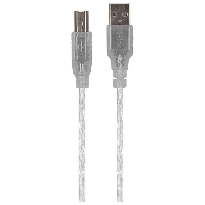 Oem USB250  5m USB2.0 AE/BE şeffaf yazıcı kablosu