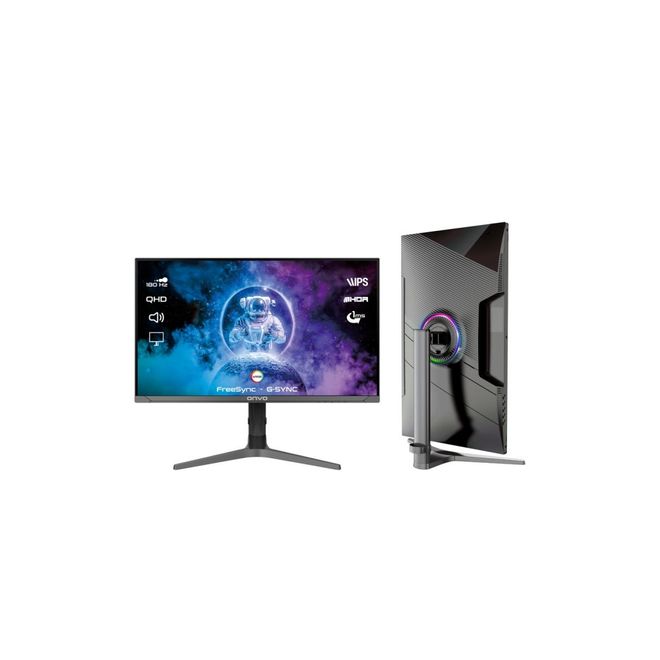 Onvo 32" Gaming 1Ms 180Hz Ips 2K 2*Hdmi+Dp+Hop