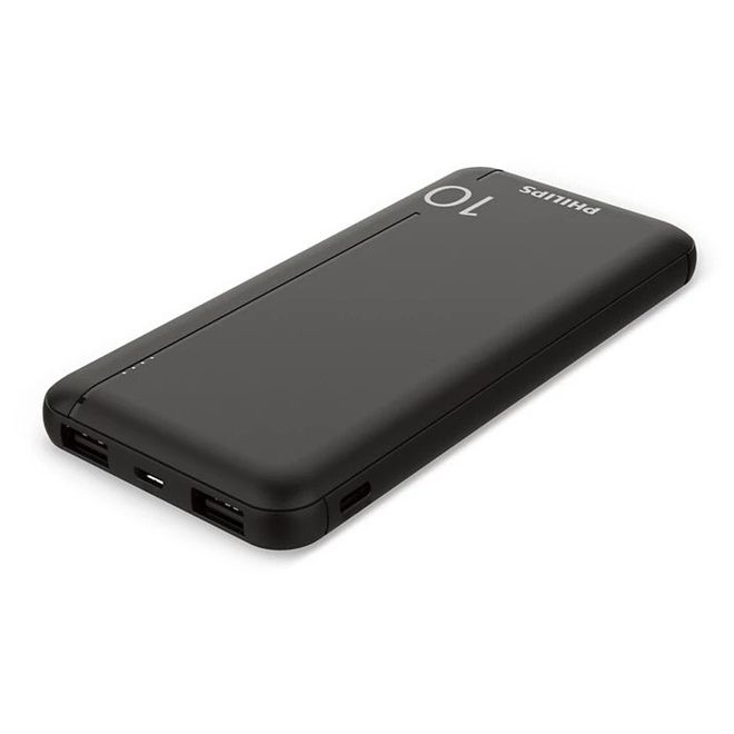 PHILIPS DLP1810CB SİYAH POWERBANK 10.000MH 2 USB A