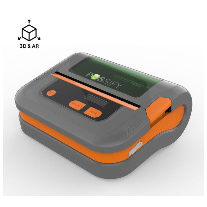 POSSIFY MP100H-BT MOBİL FİŞ-BARKOD YAZICI USB B.TO