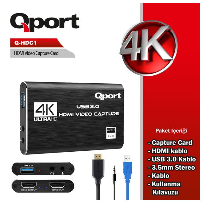 QPORT Q-HDC1 HDMI CAPTURE KART