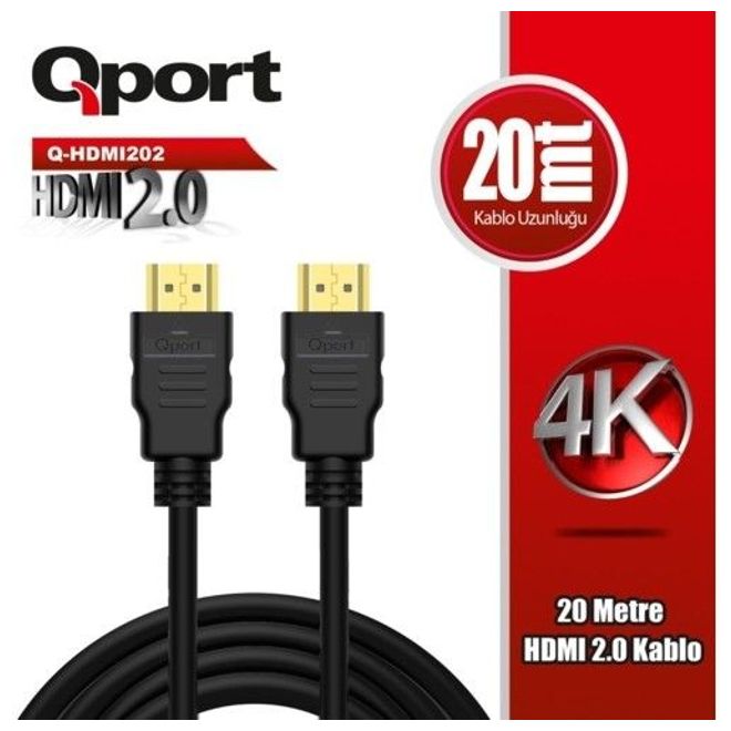 QPORT Q-HDMI202  20,0m HDMI KABLO.2.0 4K