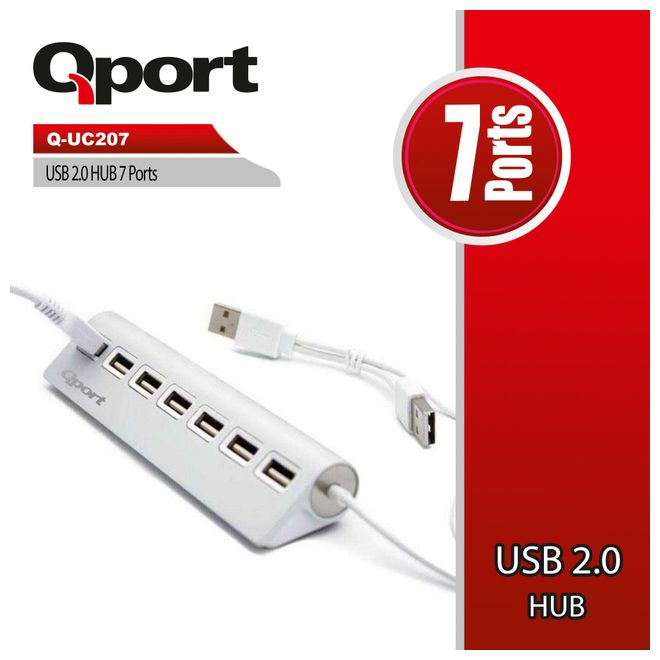 Qport Q-UC207 7'li USB2.0 çoklayıcı