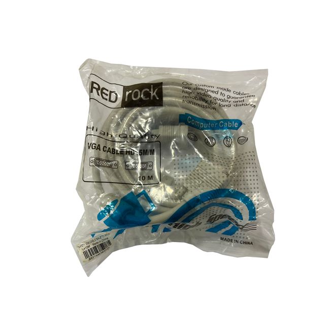 Redrock 10m filtreli VGA (Monitör)kablosu,bej
