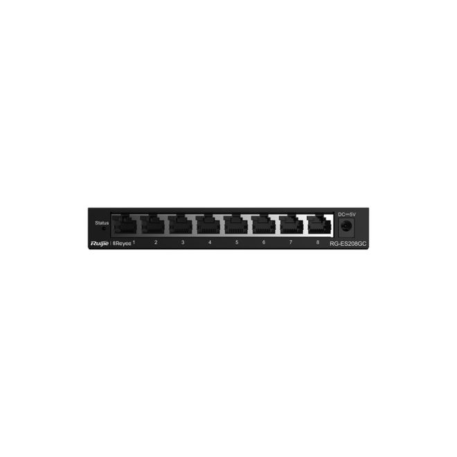 Reyee RG-ES208GC 8 Portlu, 10/100/1000 Gigabit,