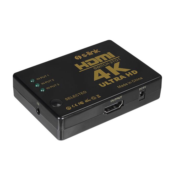 S-Link SL-HSW73 3'lü otomatik HDMI switch