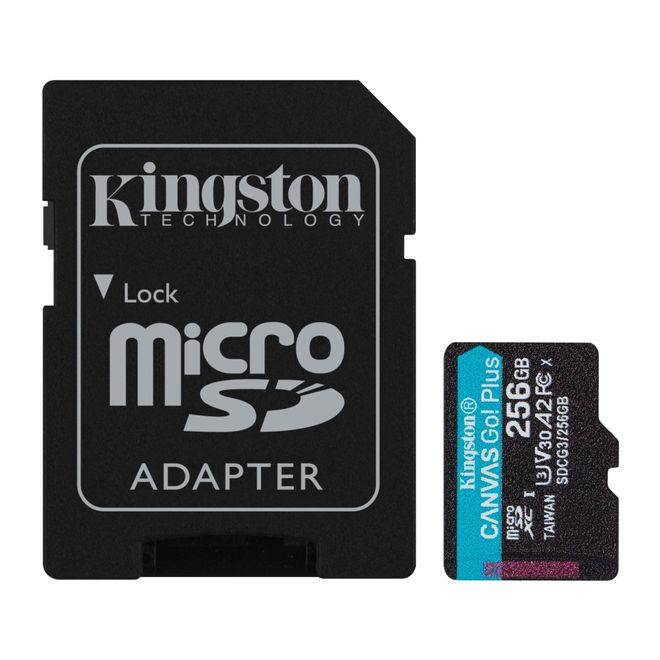 KINGSTON 256GB MICRO SD SDCG3/256GB 170-90MB/s