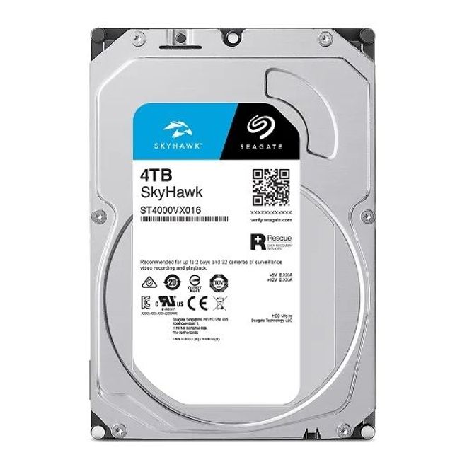 SEAGATE 4 TB SKYHAWK 7/24 GÜVENLIK ST4000VX016