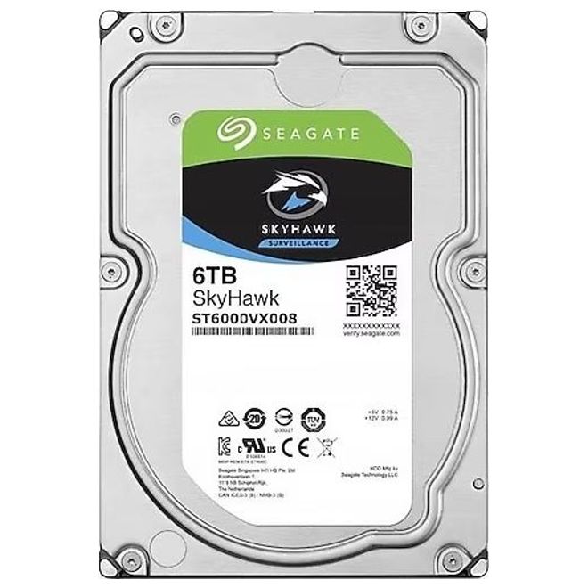 Seagate 6Tb Skyhawk ST6000VX008 5900 Rpm 256Mb