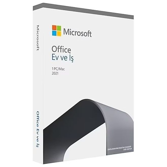 Microsoft Ofis Ev ve İş 2021 Türkçe Kutu 1Pc