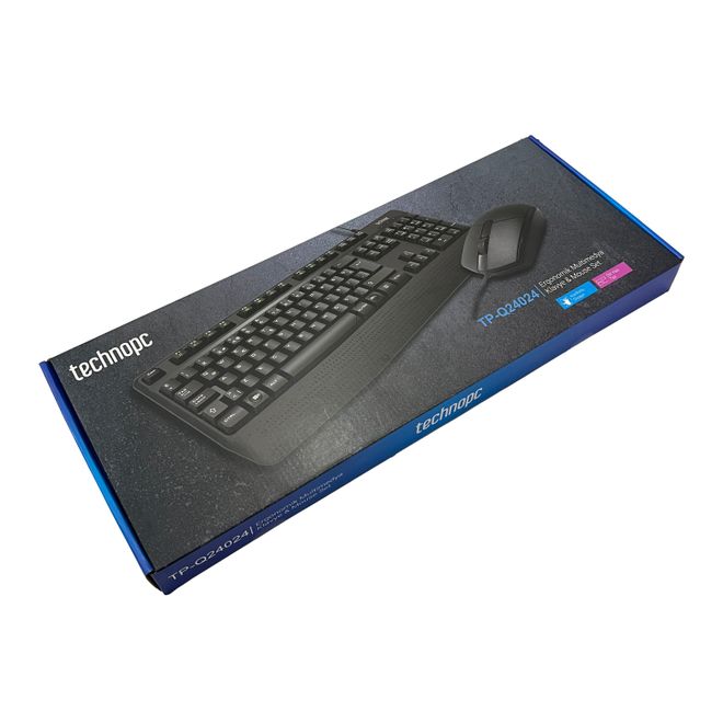 Technopc Kablolu Klavye+Mouse Set Siyah Q Usb