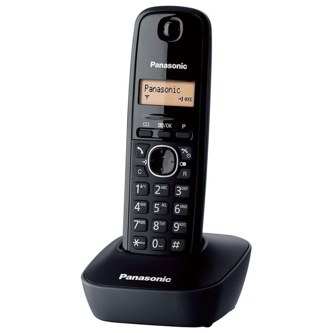 PANASONIC KX TG1611 DECT TELEFON,SİYAH-GRİ