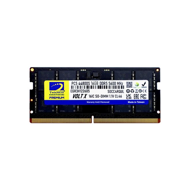 TWINMOS 16GB DDR5 5600MHZ N.B RAM TMD516GB5600S46