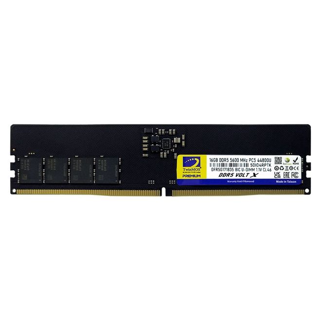 Twinmos 16Gb Ddr5 5600MHz CL46 Pc Ram
