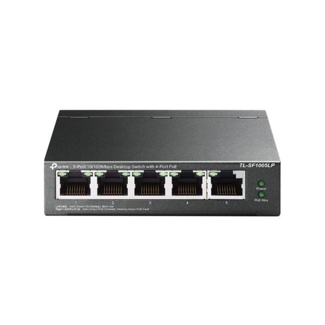 Tp FestaTL-SF1005LP 4 1W 5FE PoE Switch,4'ü PoE,25