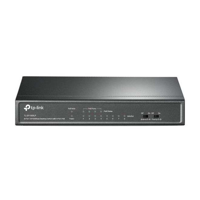 Tp Festa TL-SF1008LP 41W 8FE PoE Switch, 4'ü PoE ,