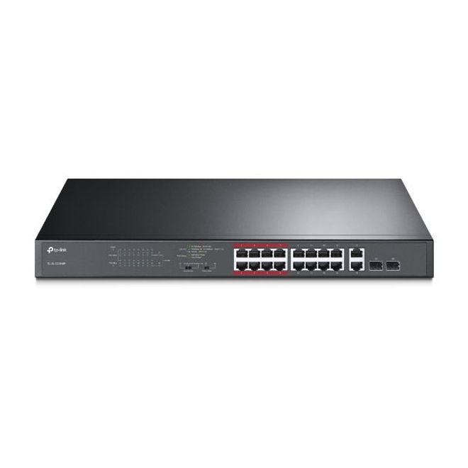 Tp Festa TL-SL1218MP 250W 16FE PoE Switch,2SFP