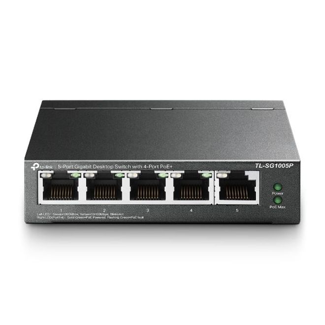 Tp FestaTL-SG1005P 65W 5GE Switch,4'ü PoE,Metal