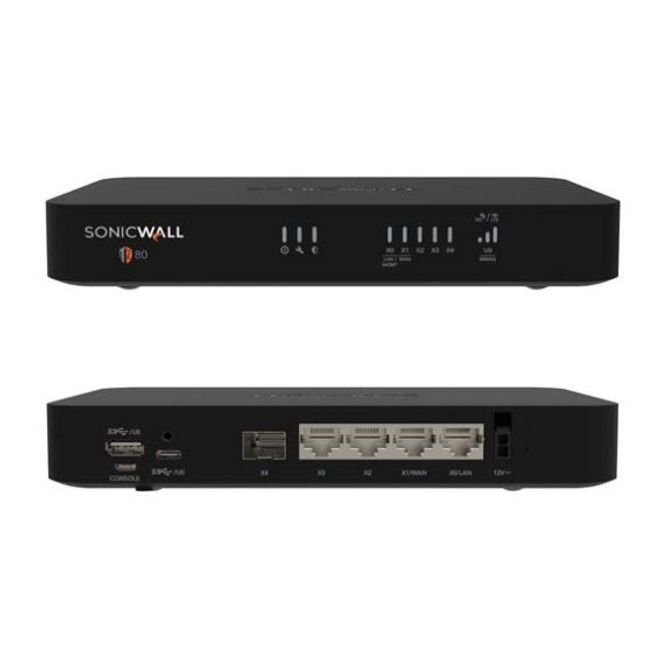 SONICWALL TZ80 SECURE UPGRADE ADVANCED EDITION 3YR