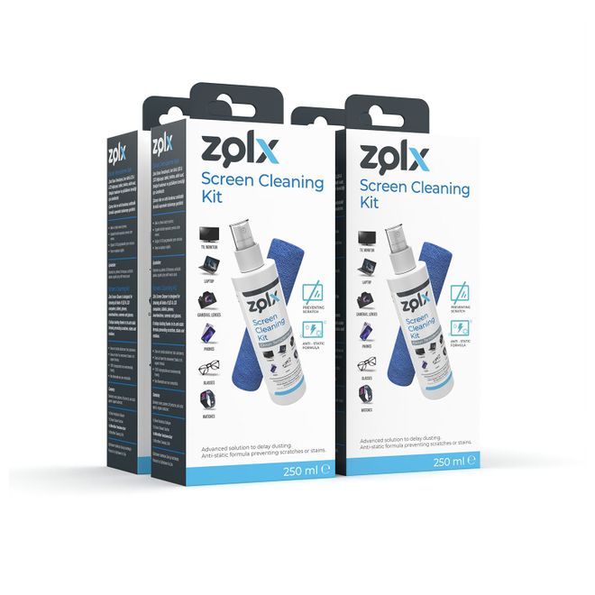 ZOLX  ZLX1-250ML EKRAN TEMİZLEME SETİ 4LÜ PAKET