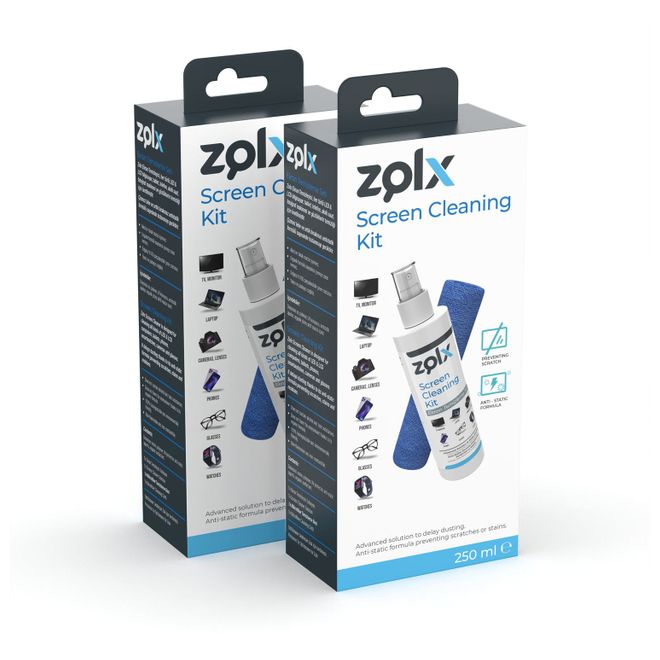 ZOLX  ZLX1-250ML EKRAN TEMİZLEME SETİ 2Lİ PAKET