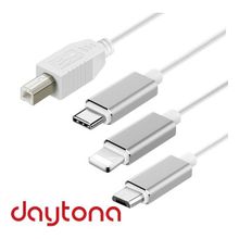 DAYTONA ADS-501 3'LÜ USB-B=>MICRO LIGHTNING ÇEV.OT