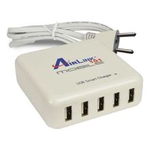 AIRLINK AIR101 HIZLI 5 USB  ŞARJ ALETİ,40W-8A,BEYA