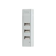 Bix BX03HB USB2.0 3'lü Hub+Fast Ethernet lan