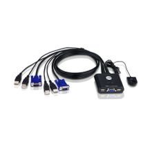 Aten-CS22U 2'li Otomatik USB KVM Switch kablolarıy