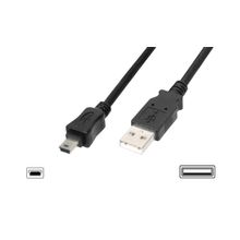 DIGITUS AK-300108-018-S 1.8 m USB 2.0 E/MİNİB(5P)E