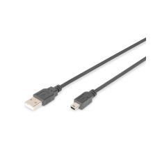 DIGITUS AK-300108-030-S 3.0m USB2.0 => USB Mini B