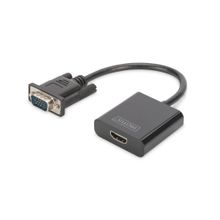 DIGITUS DA-70473 VGA+SES (3,5mm) => HDMI ÇEVİRİCİ