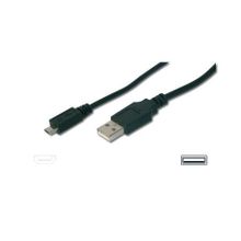 Digitus AK-300110-030-S 3m USB A(E)=>Micro USB B(