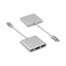 Frisby FA-7656TC Usb Tip-C=>Hdmi+USB3.0+PD şarj