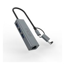 Inca IUTP-03T USB3.0+Tip-C=>Gigabit RJ45+3*USB3.0