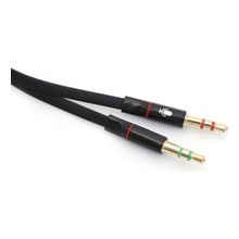 QPORT Q-A12 3,5mm RCA DİŞİ => MİKROFON+KULAKLIK