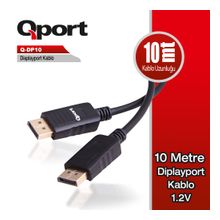 QPORT Q-DP10  10m DISPLAY PORT 1.2V KABLO