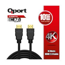 QPORT Q-HDMI102 10,0m HDMI KABLO.2.0 4K