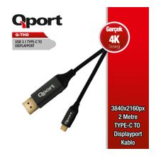 Q-PORT Q-THDUSB USB Type-C=>DISPLAYPORT ÇEVİRİCİ